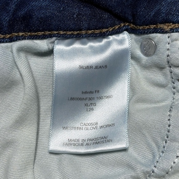 Silver Jeans Womens Extra Large Infinite Fit Skinny High Rise Stretch Classic - Picture 3 of 5